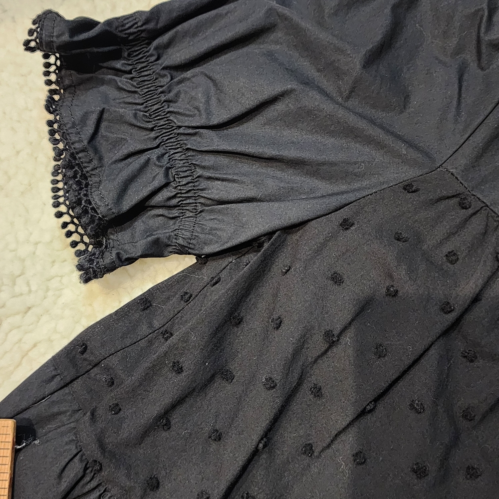 Who What Wear Black Midi Dress - Picture 4 of 8
